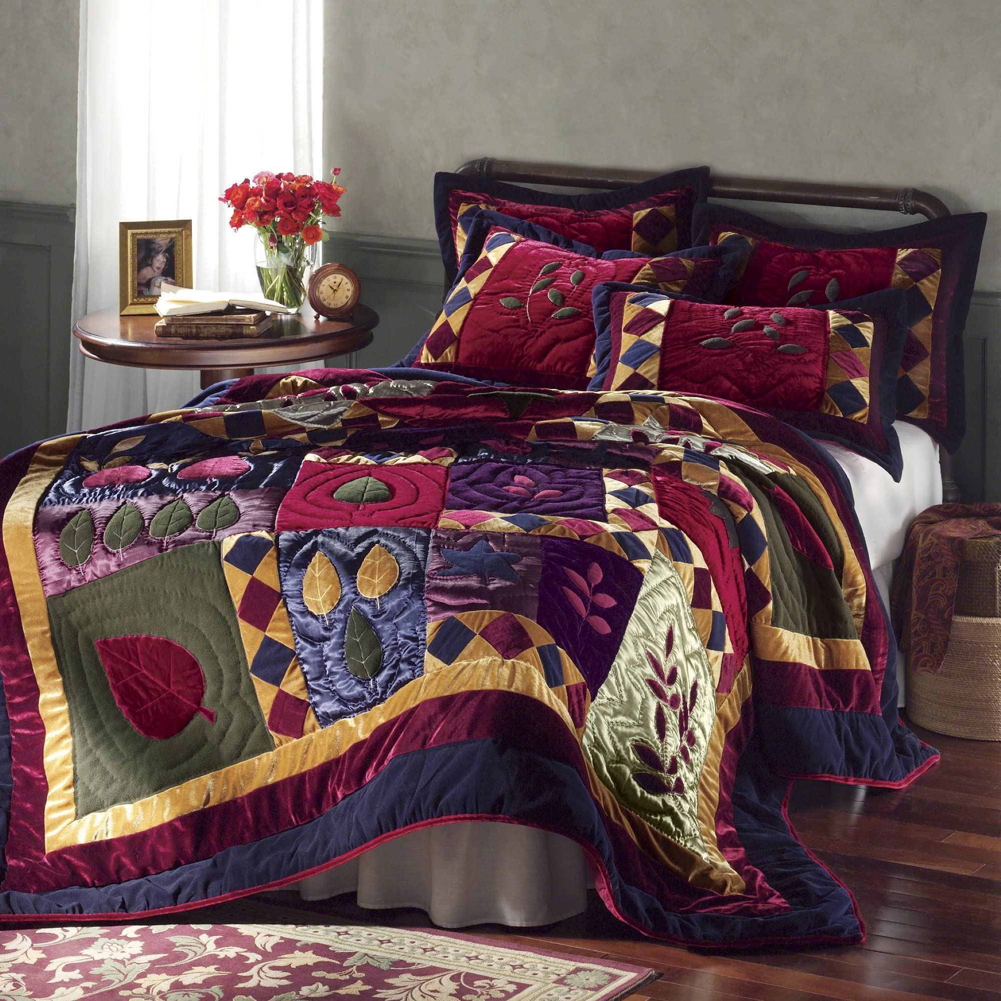 Amazon.com: Montgomery Ward Velvet Dreams Quilt for Full/Queen
